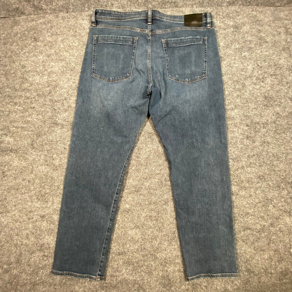 Revtown The Automatic Decade Denim Jeans Mens 38x30 Medium Wash Straight Leg